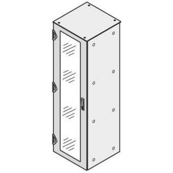 Дверь 2000H 600W GL.IP55 7021 Schroff арт. 21130189  купить у официального дилера в Санкт-Петербурге и Москве с доставкой.