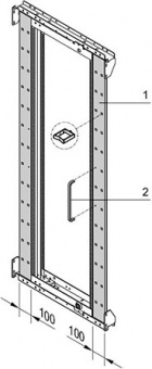 Облицовка поворотной рамы 29U симметричный монтаж Schroff арт. 21130443  купить у официального дилера в Санкт-Петербурге и Москве с доставкой.