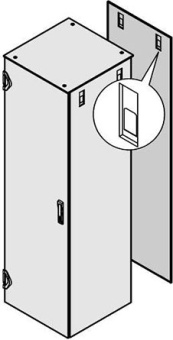 Задняя панель на замках 1400H 800W RAL7035 Schroff арт. 22130094  купить у официального дилера в Санкт-Петербурге и Москве с доставкой.