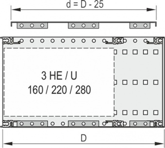 Защитная панель ЕМС 84HP 235D для плат 160/220 мм (2 шт.) / мин.кол. 2 уп. Schroff арт. 24560079  купить у официального дилера в Санкт-Петербурге и Москве с доставкой.