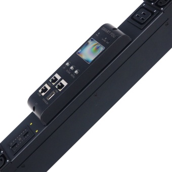 БРП (PDU) Managed BNH B800.MMN, IEC 60320 С13 х 36, IEC 60320 С19 х 6, 16А, 3ф, вход IEC 309 16A 3L+N+E, шнур 3 м, автомат,чёр
