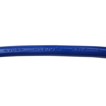 Силовой шнур BNH, IEC 60320 С13, вилка IEC 60320 С20, 0.5 м, 16А, с фиксатором обеих сторон, цвет: синий