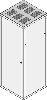 Верхняя панель с вентиляцией 600W 800D RAL7021 Schroff арт. 22117807  купить у официального дилера в Санкт-Петербурге и Москве с доставкой.