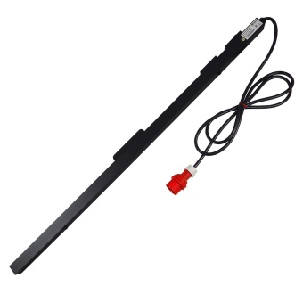 Блок распределения питания BNH B800.M, IEC С13 х24, IEC С19 х6, шнур 3м, 1500х52х45 мм(ВхШхГ), 16А, 3ф, вход IEC 309 16A 3P+N+E, чёрный