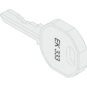 Запасной ключ для профильного полуцилиндра DIN / мин.кол. 15 уп. Schroff арт. 60220003  купить у официального дилера в Санкт-Петербурге и Москве с доставкой.