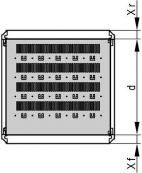 Полка стационарная 800W 1200D RAL7021 Schroff арт. 21130553  купить у официального дилера в Санкт-Петербурге и Москве с доставкой.