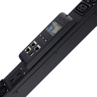 Блок распределения питания BNH B800.MMN, IEC С13 х36, IEC С19 х6, шнур 3м, 1690х52х65 мм(ВхШхГ), 32А, 1ф, вход IEC 309, чёрный