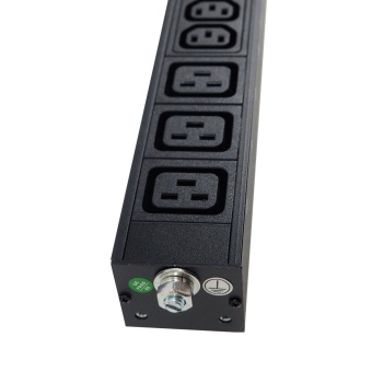 Блок распределения питания BNH B800.M, IEC С13 х36, IEC С19 х6, шнур 3м, 1571х52х44,4 мм(ВхШхГ), 32А, 1ф, вход IEC 309 32A 2P+E, чёрный,