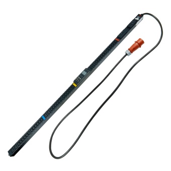 Блок распределения питания BNH B800.M, IEC С13 х36, IEC С19 х6, шнур 3м, 1747х52х45 мм(ВхШхГ), 16А, 3ф, вход IEC 309 16A 3P+N+E, чёрный