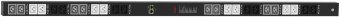 PDU Metered Lite |  Упрощенное измерение по вводу, верт., 3-фазный ввод, 16A, 380-415В, 24 х универс. роз. С13/С19 (макс. 16А), ШхВхГ: 55х1412х55,4 мм