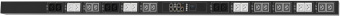 PDU Metered Plus | Измерение по каждой розетке, верт., 3-фазный ввод, 16A, 380-415В, 24 х универс. роз. С13/С19 (макс. 16А), ШхВхГ: 60х1600х72 мм
