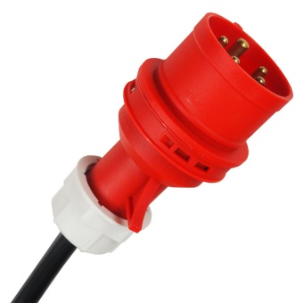 Блок распределения питания BNH B800.M, IEC С13 х24, IEC С19 х6, шнур 3м, 1500х52х45 мм(ВхШхГ), 16А, 3ф, вход IEC 309 16A 3P+N+E, чёрный