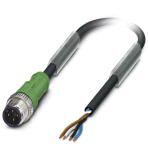 Кабель для датчика / исполнительного элемента - SAC-4P-M12MS/ 1,5-PVC Phoenix Contact артикул 1415585 Феникс Контакт, фото на Овертайм