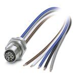 Встраиваемые разъемы - SACC-DSI-M12FSL4FE-M16XL/0,2GR Phoenix Contact артикул 1425585 Феникс Контакт, фото на Овертайм