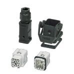 Комплект вставных соединителей - HC-STA-A04PT-BWS-HT-M20-PLRBK Phoenix Contact артикул 1424446 Феникс Контакт, фото на Овертайм