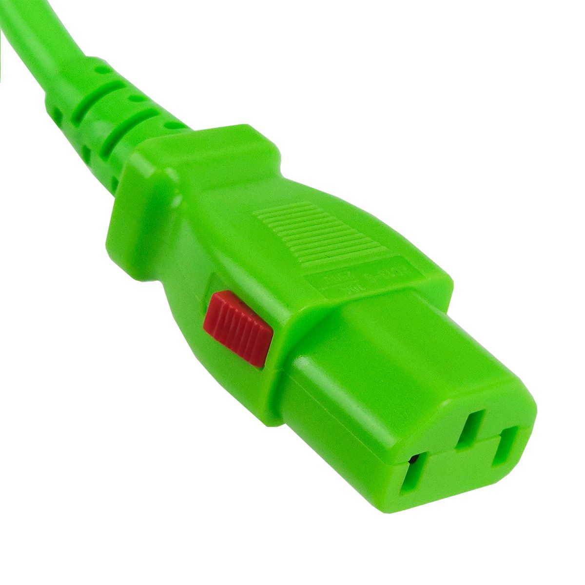 Блоки распределения питания Силовой шнур BNH, IEC 60320 С13, вилка IEC 60320 С14, 2 м, 10А, с фиксатором обеих сторон, цвет: зелёный купить у официального дистрибьютора в Санкт-Петербурге и Москве с доставкой.