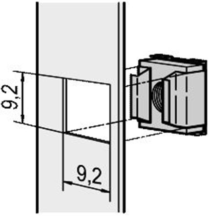 Закладная гайка М4, оцинкованная (50 шт.) / мин.кол. 4 уп. Schroff арт. 21100001  купить у официального дилера в Санкт-Петербурге и Москве с доставкой.