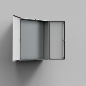 Настенный шкаф, двухдверный 800x1200x300 мм, c монтажной панелью, IP 55 TYPE 12, 13 IK 10  арт. MAD0801230R5  купить у официального дистрибьютора в Санкт-Петербурге и Москве с доставкой.