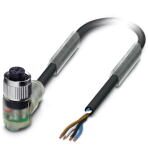 Кабель для датчика / исполнительного элемента - SAC-4P- 3,0-PVC/M12FR-3L Phoenix Contact артикул 1415610 Феникс Контакт, фото на Овертайм