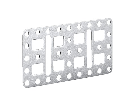 Монтажная плата 60x110mm 4шт  Rittal артикул 4532000 Риттал, фото на Овертайм