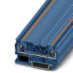 Проходные клеммы - PTC 2,5-TWIN-MTD BU Phoenix Contact артикул 3270111 Феникс Контакт, фото на Овертайм