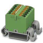 Распределительный блок - PTFIX 12X2,5-NS35A GN Phoenix Contact артикул 3273162 Феникс Контакт, фото на Овертайм