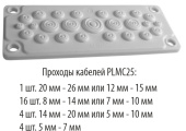 Сальник для ввода кабеля IP 65. (резиновый) арт. PLMC25  купить у официального дистрибьютора в Санкт-Петербурге и Москве с доставкой по РФ.