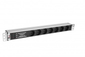 Блок розеток Rem-10 без шнура с фил. и инд., 7 Sсhuko, вход IEC 60320 C14, 10 A, алюм., 19" арт. R-10-7S-FI-440-Z  купить у официального дистрибьютора в Санкт-Петербурге и Москве с доставкой.