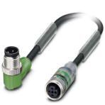 Кабель для датчика / исполнительного элемента - SAC-4P-M12MR/ 4,0-PUR/M12FS-3L Phoenix Contact артикул 1560316 Феникс Контакт, фото на Овертайм