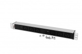 Блок розеток Rem-32 с инд., 6 IEC 60320 C19, 32 А, алюм., 19", колодка арт. R-32-6C19-I-440-K  купить у официального дистрибьютора в Санкт-Петербурге и Москве с доставкой.