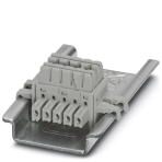 Шинные соединители на DIN-рейку - ME 6,2 TBUS-2 1,5/5-ST-3,81 GY Phoenix Contact артикул 2695439 Феникс Контакт, фото на Овертайм
