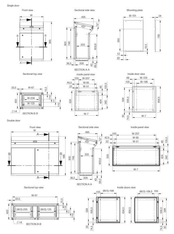 Console IP66 SS 985 1200 400  арт. MPGS12  купить у официального дистрибьютора в Санкт-Петербурге и Москве с доставкой.