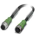 Кабель для датчика / исполнительного элемента - SAC-8P-M12MS/ 3,0-PVC/M12FS Phoenix Contact артикул 1415740 Феникс Контакт, фото на Овертайм