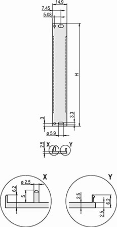 Передняя панель, U-образный профиль, экранируемая 3U 3HP / мин.кол. 5 уп. / кратно 5 уп. Schroff арт. 30849004  купить у официального дилера в Санкт-Петербурге и Москве с доставкой.