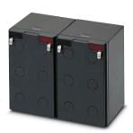 Запасной аккумулятор источника бесперебойного питания - UPS-BAT-KIT-VRLA 2X12V/12AH Phoenix Contact артикул 2908235 Феникс Контакт, фото на Овертайм
