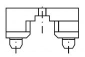 Фиксатор д/ручки тип V VI, 100 шт Heitec артикул 3684435 Хайтек, фото на Овертайм