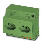 Двойная розетка - EO-N/PT/LED/DUO/GN Phoenix Contact артикул 0804151 Феникс Контакт, фото на Овертайм
