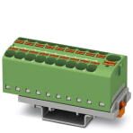 Распределительный блок - PTFIX 10/18X4-NS35 GN Phoenix Contact артикул 3273644 Феникс Контакт, фото на Овертайм