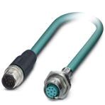 Сетевой кабель - VS-M12FSBPS-M12MSS-94B/10,0 Phoenix Contact артикул 1405267 Феникс Контакт, фото на Овертайм