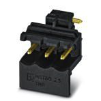 Компоненты для проходного монтажа - MSTBO 2,5/ 3 G1R THRR44 BK AU Phoenix Contact артикул 1077612 Феникс Контакт, фото на Овертайм