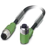 Кабель для датчика / исполнительного элемента - SAC-3P-M12MS/ 1,0-PUR/M12FR Phoenix Contact артикул 1502374 Феникс Контакт, фото на Овертайм