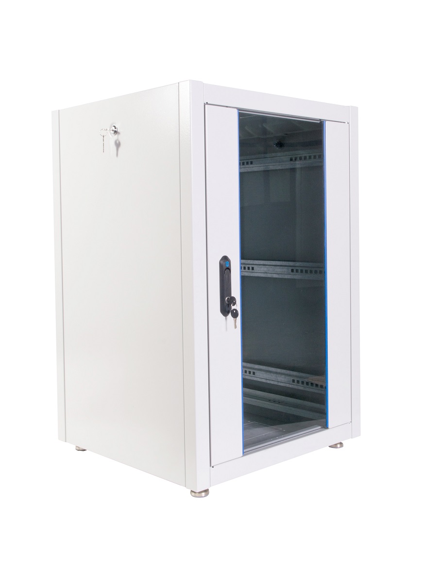 Шкаф телекоммуникационный напольный ЭКОНОМ 18U (600 × 600) дверь стекло, дверь металл  арт. ШТК-Э-18.6.6-13АА  купить у официального дистрибьютора в Санкт-Петербурге и Москве с доставкой.