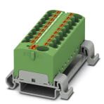 Распределительный блок - PTFIX 10/18X4-NS35A GN Phoenix Contact артикул 3273776 Феникс Контакт, фото на Овертайм