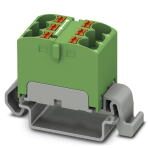 Распределительный блок - PTFIX 6X4-NS35A GN Phoenix Contact артикул 3273666 Феникс Контакт, фото на Овертайм
