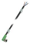 Кабель для датчика / исполнительного элемента - SAC-3P-10,0-PVC/M 8FR BK Phoenix Contact артикул 1527773 Феникс Контакт, фото на Овертайм