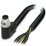 Силовой кабель - SAC-5P-M12MRK/10,0-PVC PE Phoenix Contact артикул 1414848 Феникс Контакт, фото на Овертайм