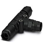 Т-распределитель - QPD T 3PE1,5 2X8-13 BK Phoenix Contact артикул 1414709 Феникс Контакт, фото на Овертайм