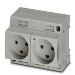 Двойная розетка - EO-K/UT/LED/DUO Phoenix Contact артикул 0804117 Феникс Контакт, фото на Овертайм