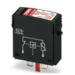 Штекерный модуль для защиты от перенапряжений, тип 1 - VAL-US-480D/30-P Phoenix Contact артикул 2910340 Феникс Контакт, фото на Овертайм