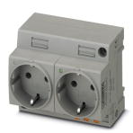 Двойная розетка - EO-CF/PT/LED/DUO Phoenix Contact артикул 0804049 Феникс Контакт, фото на Овертайм